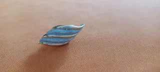 Orecchini vintage clip anni '80 oro/argento