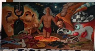 Obra de arte surrealista original