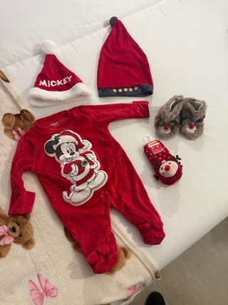 Lote Pijama Navidad Mickey Bebé
