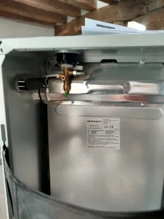 Estufa de gas butano.