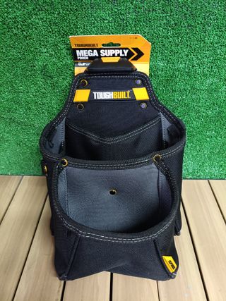 ToughBuilt - Bolsa organizadora para herramientas con múltiples bolsillos - Resistente, de primera calidad, duradera - Cinturones de trabajo y cubo con ClipTech™ patentados