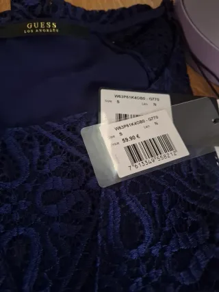 Jersey Guess encaje azul oscuro Talla S