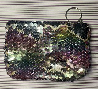 Monedero lentejuelas multicolor