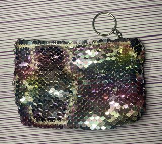Monedero lentejuelas multicolor