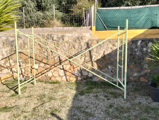 Andamio metálico SIN plataformas de 3 mts