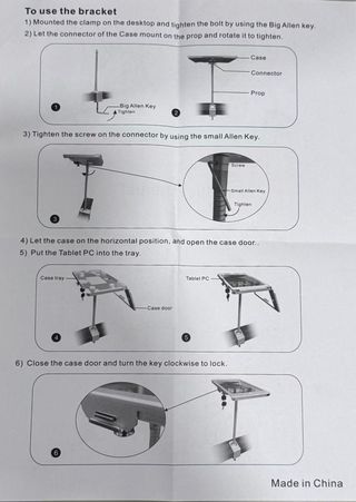 Soporte flexible mesa iPad 10