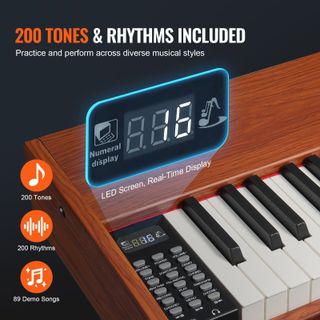 Pianoforte Digitale 88 Tasti Tastiera Elettrica