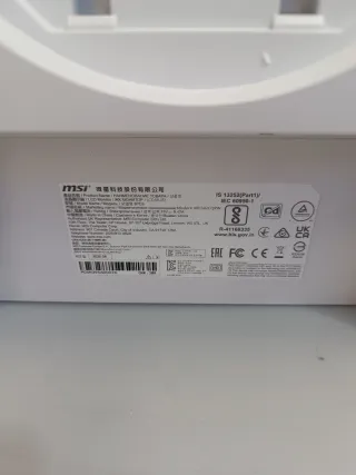 Monitor Curvo MSI Bianco P11YY9268