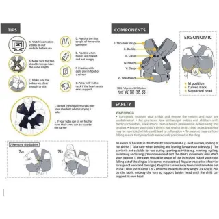 Mochila Portabebés Gemelar Minimonkey