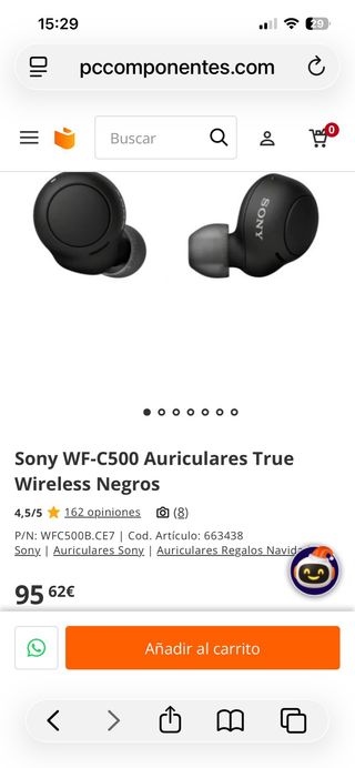 Auriculares SONY WF-C500 True Wireless SIN ABRIR!
