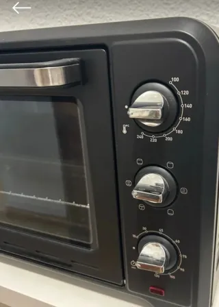 Mini horno Moulinex 33L 1600W  con 1 solo uso