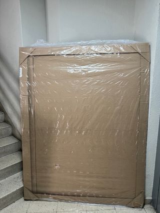 Somier Beige 135x180 con Patas