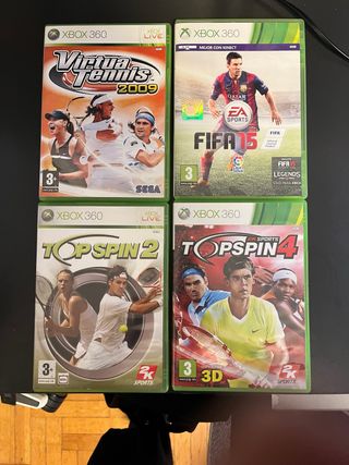 Lote 4 Juegos Xbox 360 Deporte