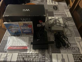 Consola Nintendo Wii Negra + Juego