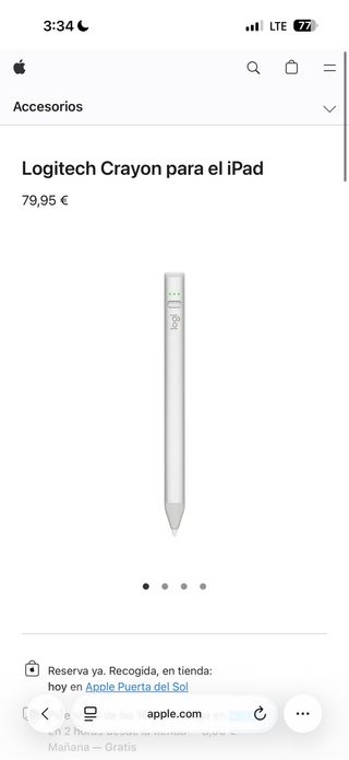 Lápiz Logi para iPad