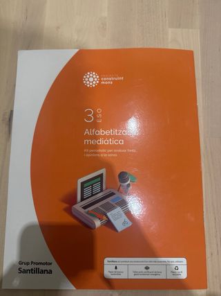 Libro Santillana de catalán de 3ºESO