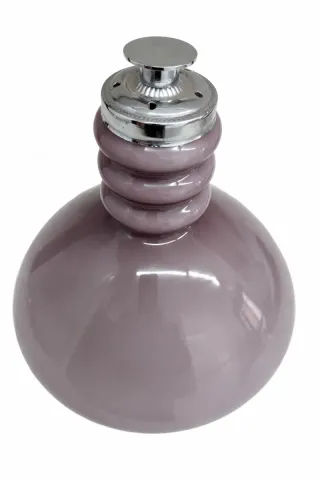 Candeeiro vintage opalino roxo