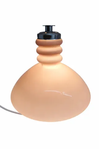 Candeeiro vintage opalino roxo