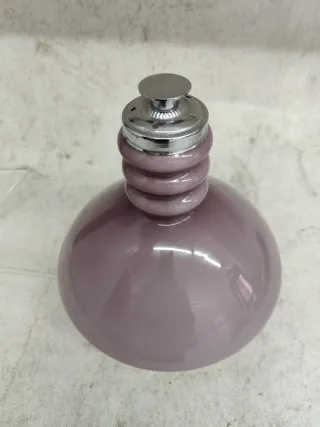 Candeeiro vintage opalino roxo