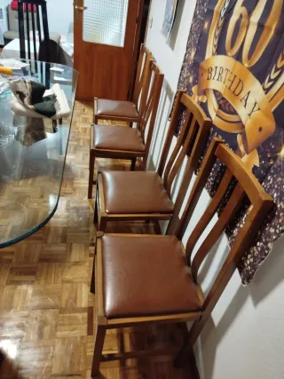 Juego de 6 sillas de comedor