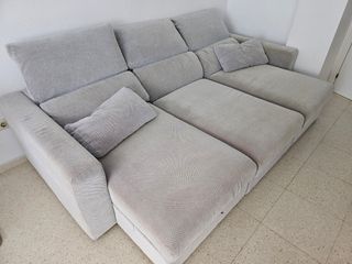 Sofá cama 3 plazas con chaiselongue