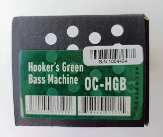 Pedal One Control Hooker's Green Bass machine