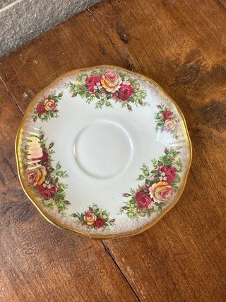 Taza de porcelana inglesa