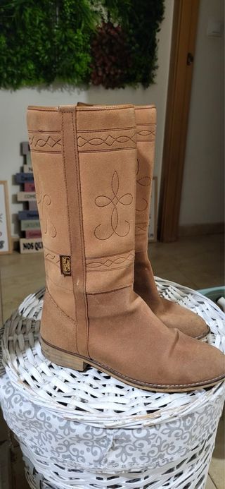 Botas Valverde Beige/Marrón