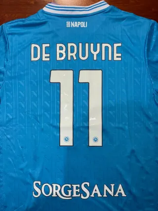 Camiseta Napoli 25/26 De Bruyne Talla L