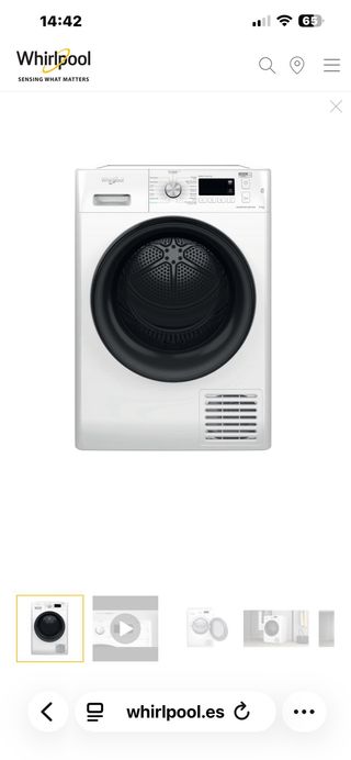 Secadora Whirlpool M11 8X3BY SPT