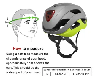 Casco de bici Exclusky para adultos talla "M".
