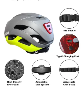 Casco de bici Exclusky para adultos talla "M".