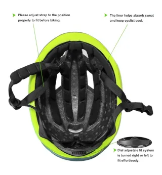 Casco de bici Exclusky para adultos talla "M".