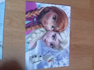 Puzzle Frozen 4 Puzzles Disney
