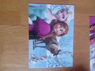 Puzzle Frozen 4 Puzzles Disney