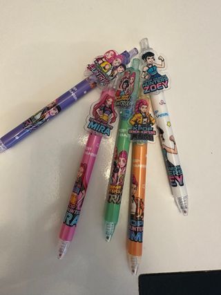 Bolígrafos KPop Huntrix (Set de 5)