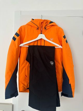 Conjunto Ropa Esquí Naranja y Negro ROSSIGNOL