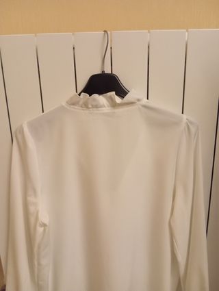 Camicia donna Sarah Chole bianca con rouches