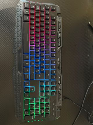 Set Teclado y Ratón Gaming KROM Multicolor