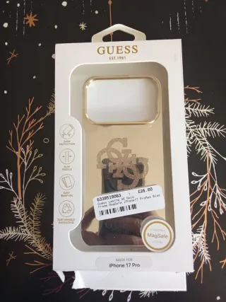 Funda Guess iPhone 17 Pro Max Dorada