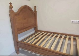 Conjunto 2 camas individuales madera