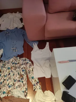 Lote Ropa Mujer: 5 Camicie, 7 Magliette jersey xl