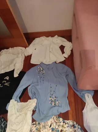 Lote Ropa Mujer: 5 Camicie, 7 Magliette jersey xl
