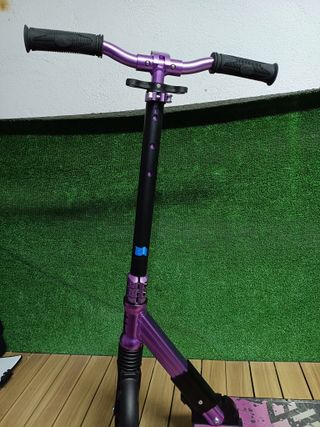 Patinete KRF Premier City 200 suspensión delantera morado