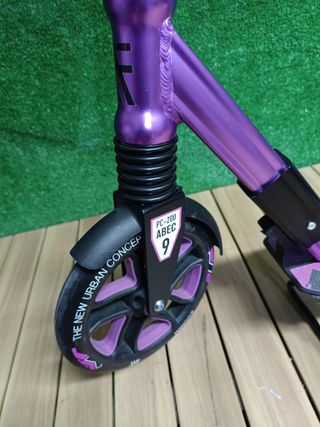 Patinete KRF Premier City 200 suspensión delantera morado