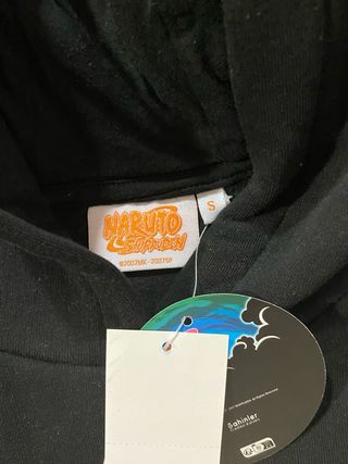 Sudadera Naruto Niño Negra