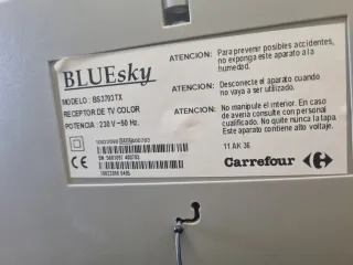 TV CRT Bluesky