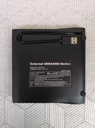 Grabadora/Lector DVD-CD externa USB — Slim