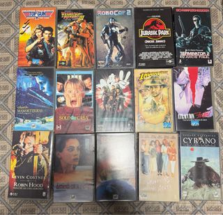Lote 15 Películas VHS Acción/Aventura/Drama