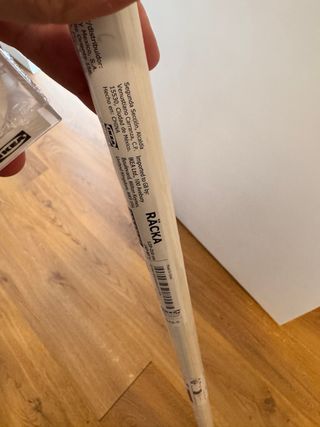 Barra Cortina Racka IKEA Blanca